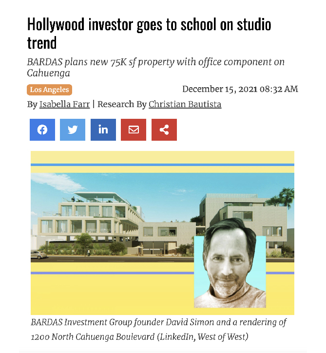 Hollywood investor goes to school on studio trend