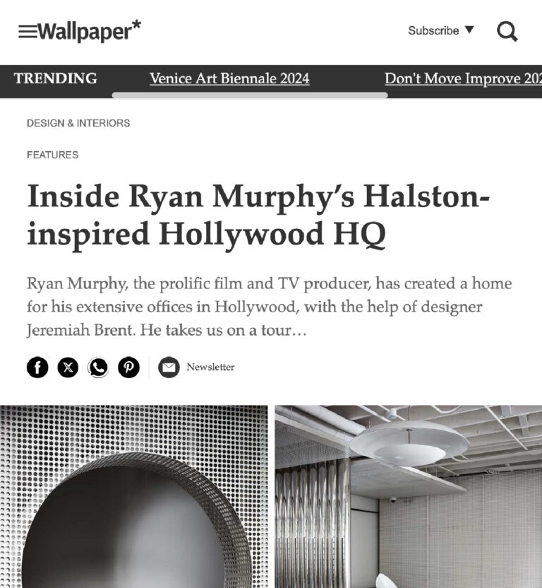 Inside Ryan Murphy’s Halston-inspired Hollywood HQ